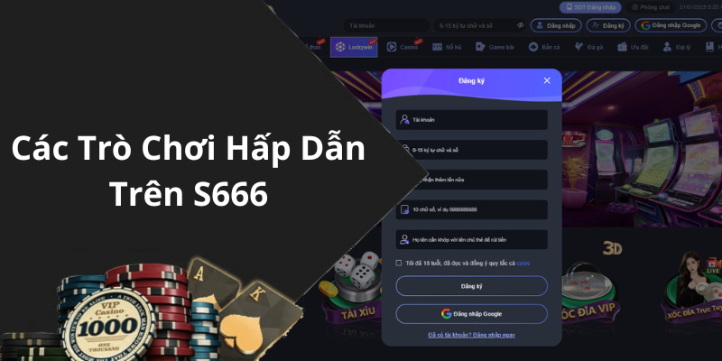 Các Trò Chơi Hấp Dẫn Trên S666