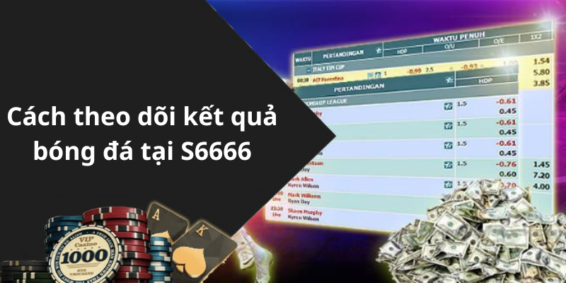 Cách theo dõi kết quả bóng đá tại S6666